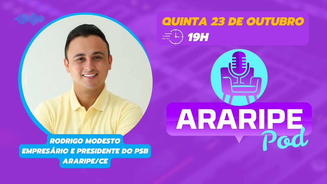 ARARIPE POD - EPIS&Oacute;DIO 1 - RODRIGO MODESTO