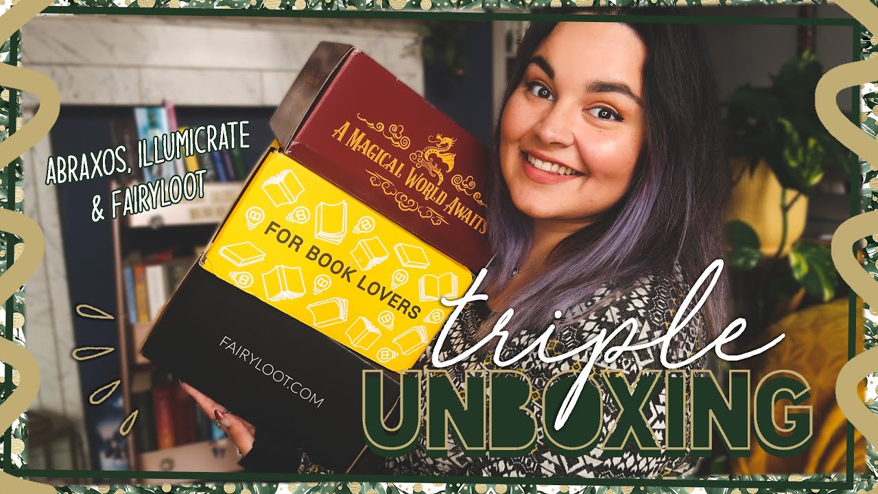 TRIPLE UNBOXING // August FairyLoot, Illumicrate & Abraxas Box // 2021