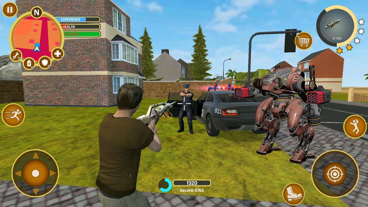 Police Bring Robot - Miami Crime Police New Update 2021 | Android Gameplay