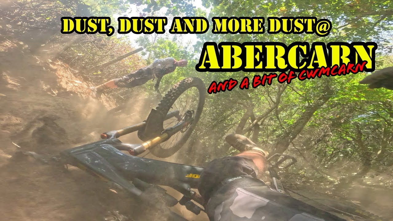 My first look at Abercarn MTB trails 😇💩