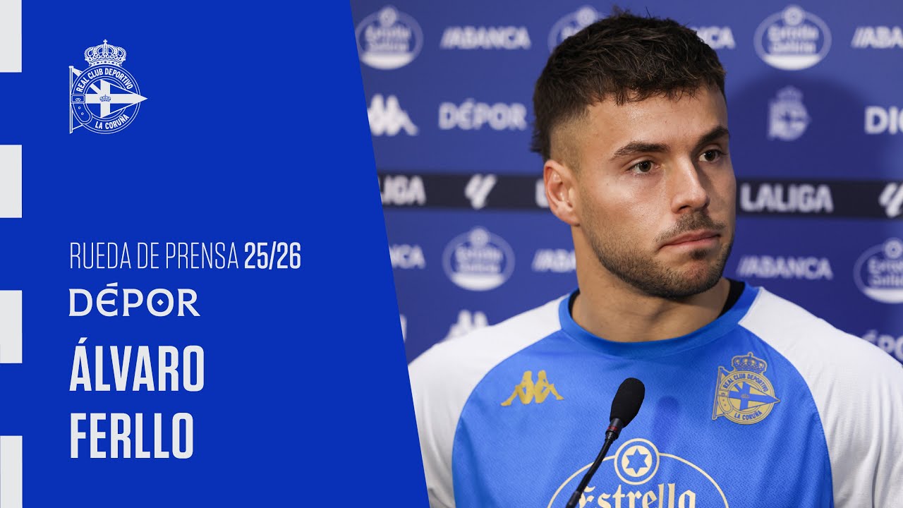 Declaraciones de Álvaro Ferllo tras el RC Deportivo 2 - 2 Cádiz CF