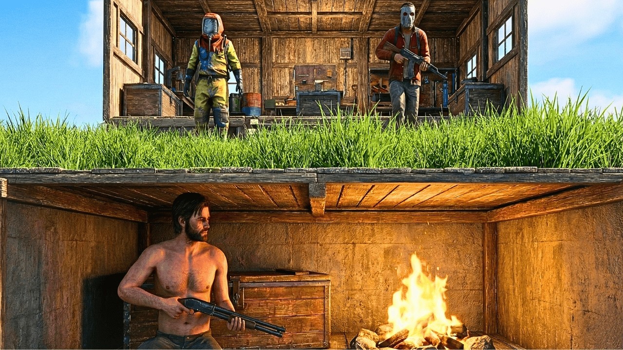 I Used a Decayed Base to Build a Secret Hideout!