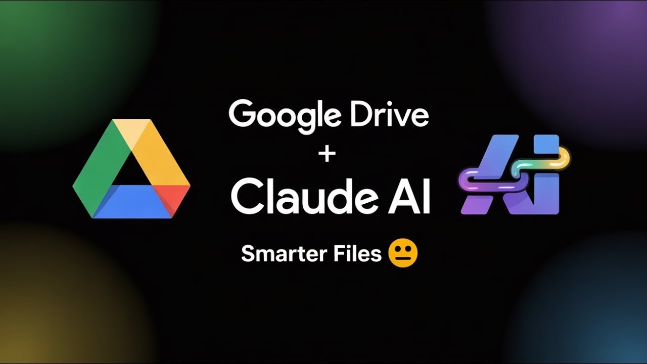 Claude AI + Google Drive Integration 🔗 | Organize Smarter with AI