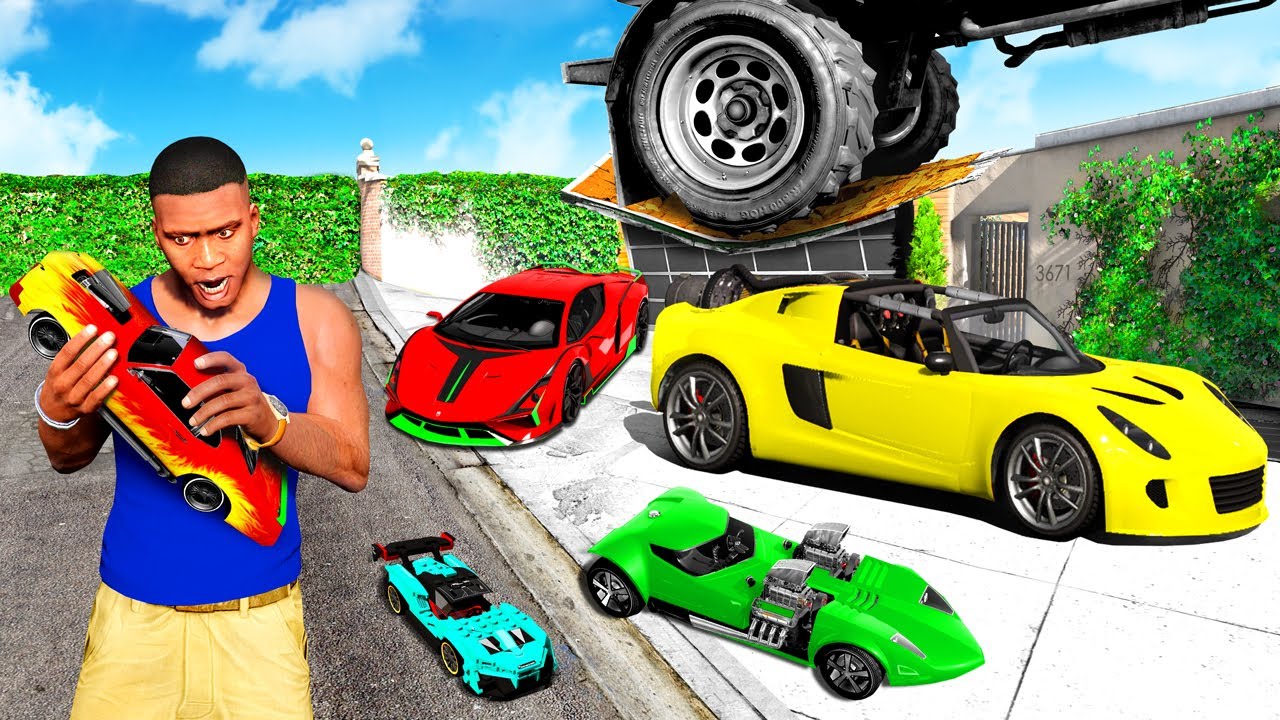 Собираем ОТ САМЫХ МАЛЕНЬКИХ ДО САМЫХ БОЛЬШИХ МАШИН в GTA 5!