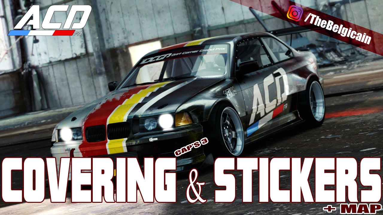 Créer son skin - Capsule 3 - Covering + Stickers + Map | #French #Tuto #Skin #AssettoCorsa #ACDFR