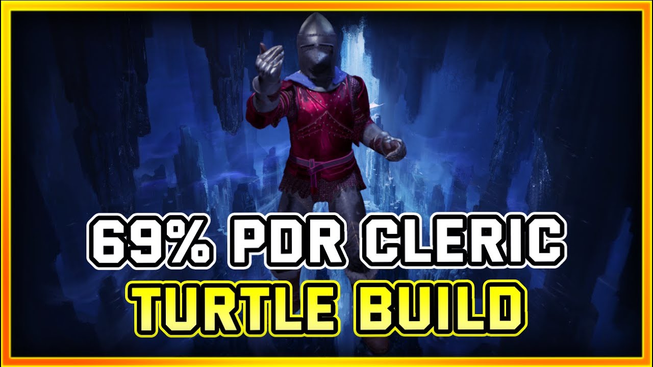 TURTLE CLERIC 69% PDR 180HP & Budget 124 Wizard Gameplay | Dark and Darker