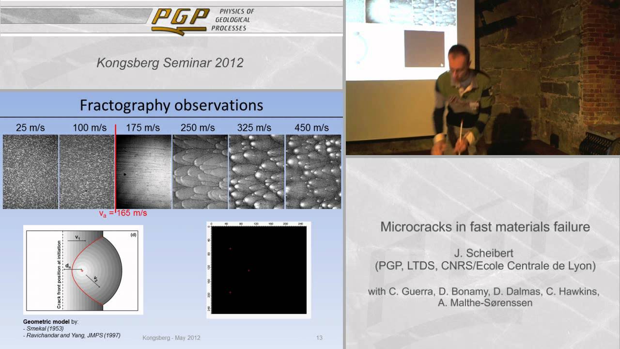Lecture - Microcracks in fast material failure