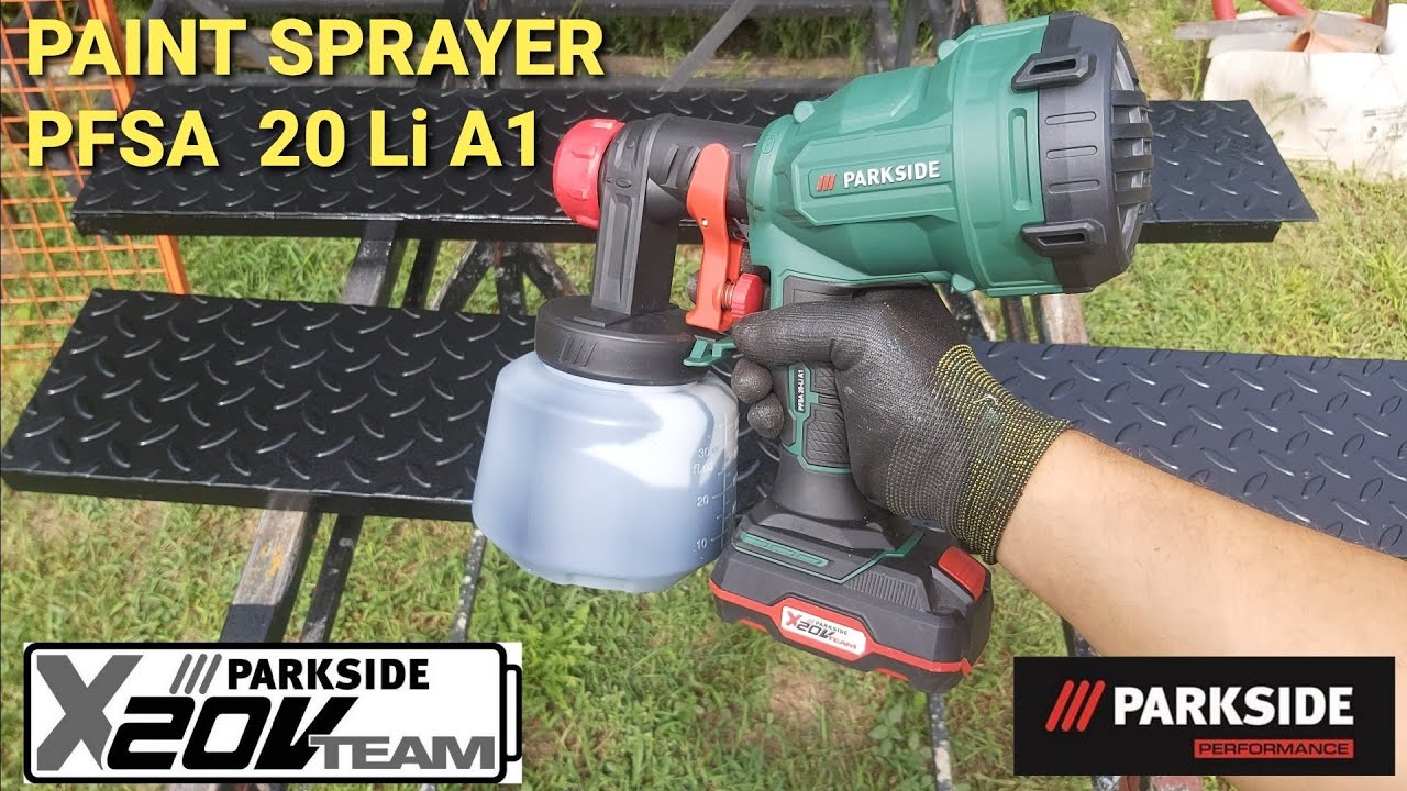 Parkside Akkumulyatornyy pistolet-raspylitel' PFSA 20 V-Li A1 X20V TEAM