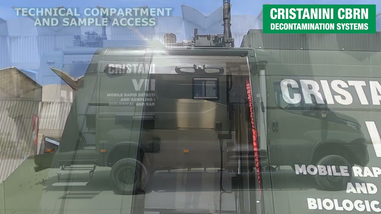 CRISTANINI CBRN DECONTAMINATION VIRE CBRN EMERGENCY RAPID IDENTIFICATION VEHICLE