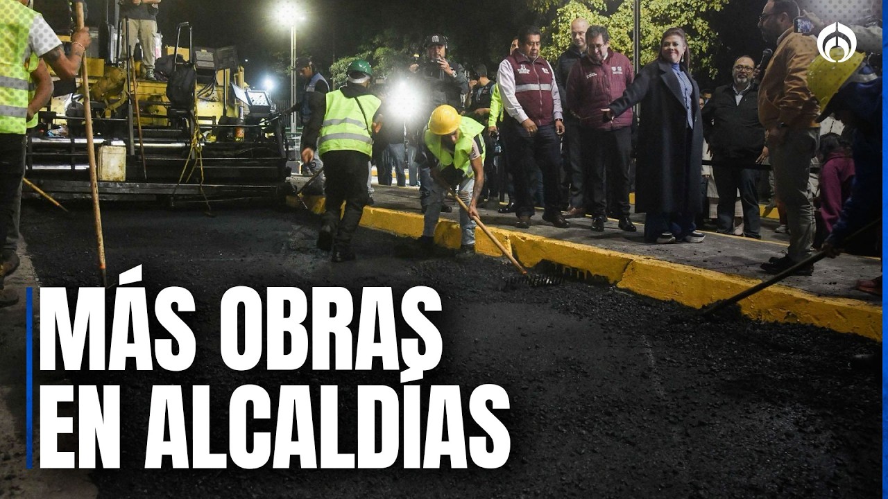 CDMX refuerza inversión en calles y obras urbanas en alcaldías