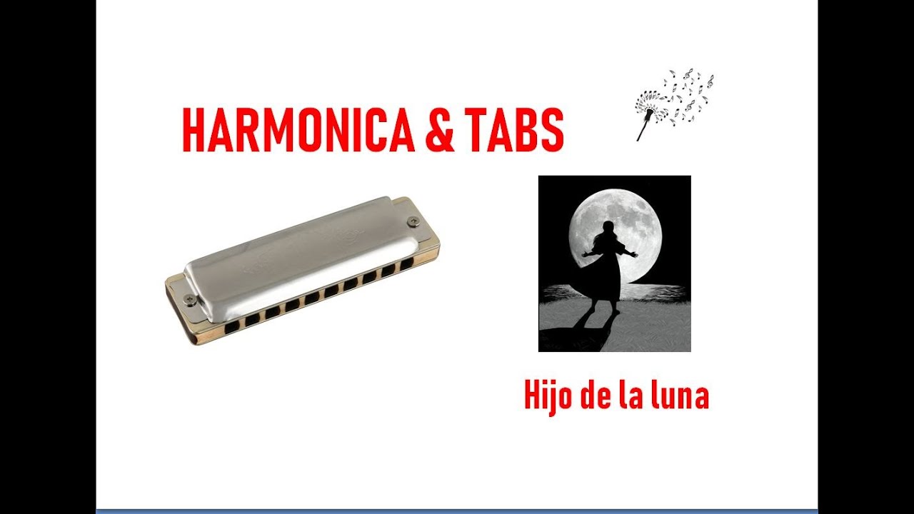 Diatonic harmonica & tabs Hijo de la luna