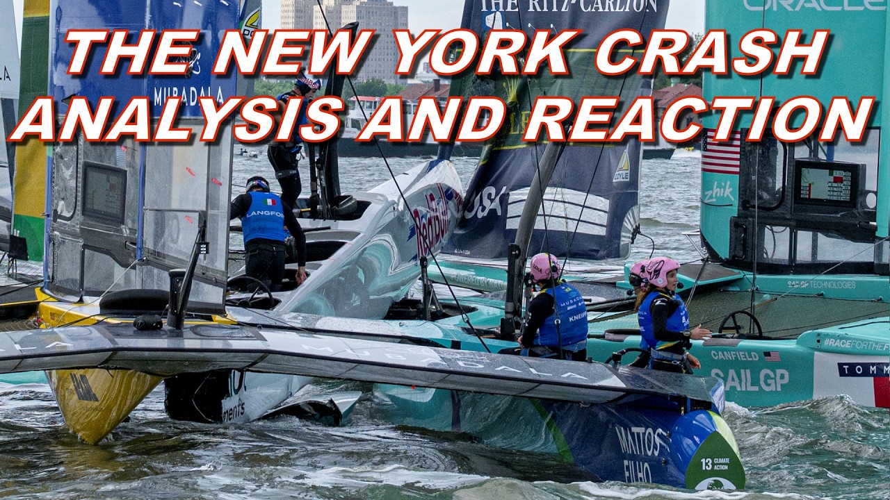 Столкновение на старте Sail Grand Prix в Нью-Йорке &mdash; разбор и реакция