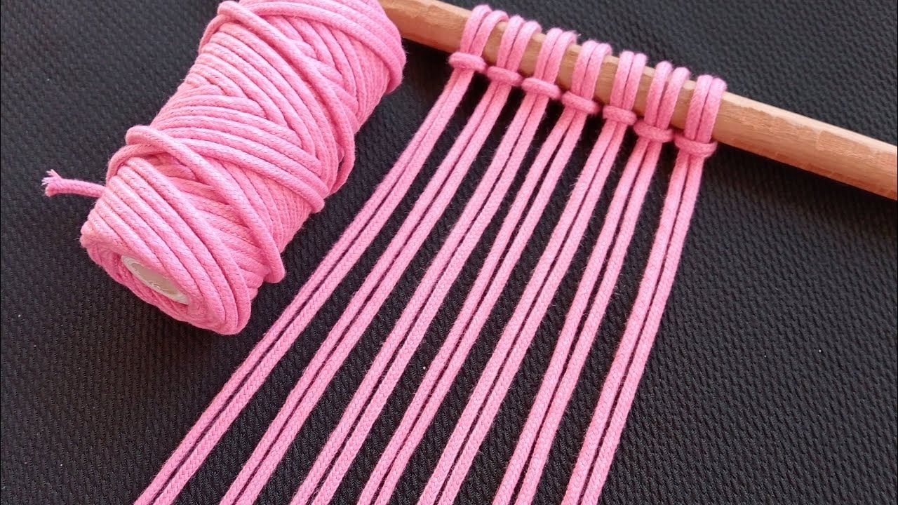 Macrame - DIY Simple and Easy Macrame Lotus Flower Pattern | Step by Step Tutorial for Beginners