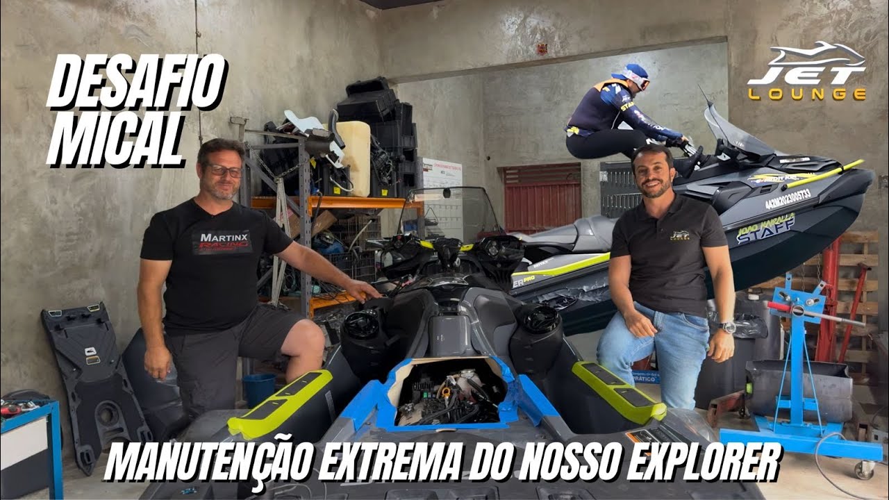Manutenção Extrema no nosso Sea-Doo Explorer | Desafio Mical - Martinx Racing