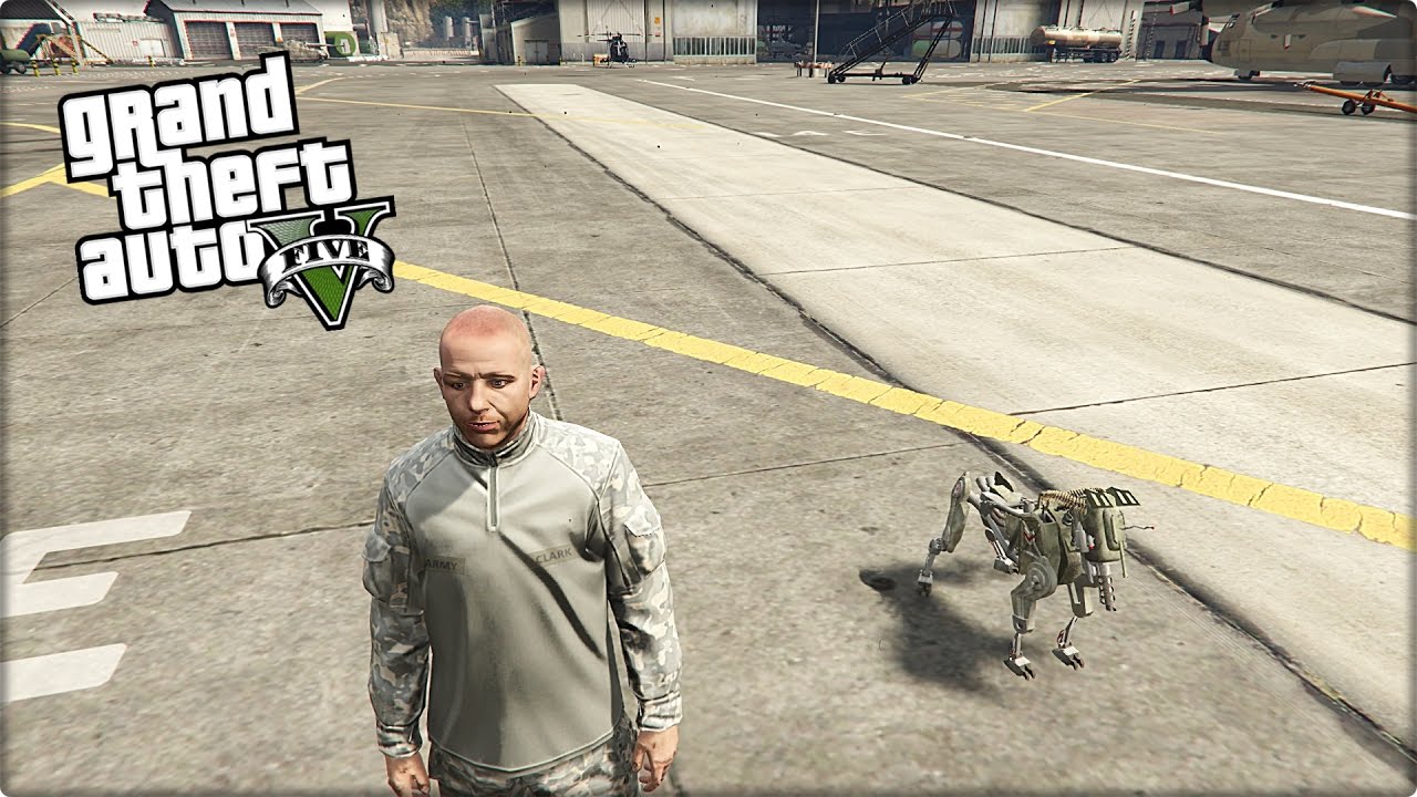 ASKERİ ROBOT KÖPEK GTA 5 MODU