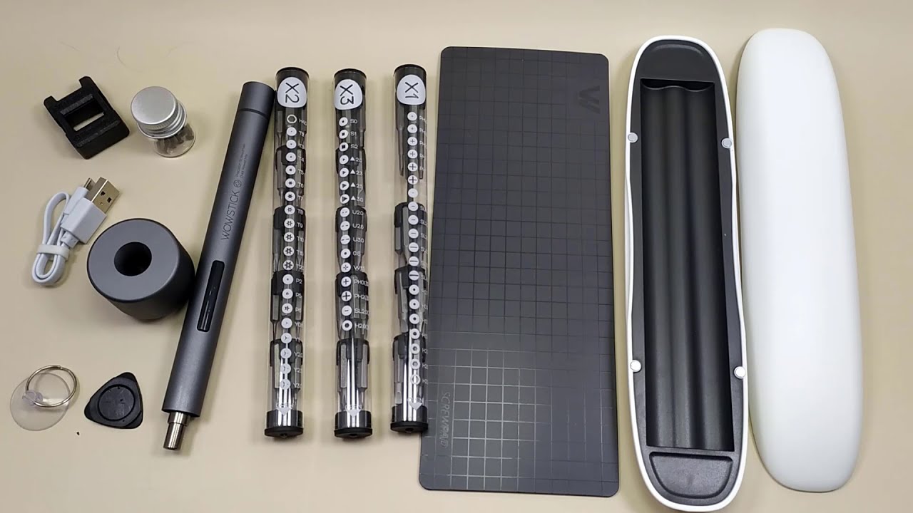 مفك براغي كهربائي لاسلكي لإصلاح الهواتف و الحواسيب 64 في 1 Wowstick 1F+ 64 In 1 Electric Screwdriver