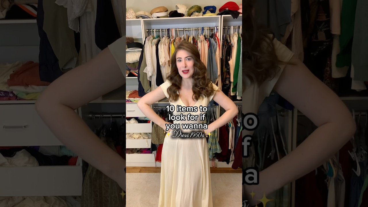 How to dress 1950s!
