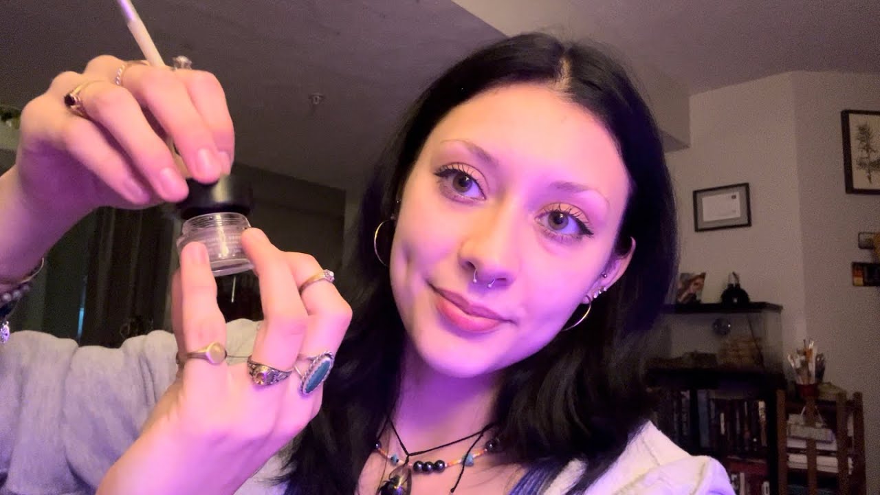 ASMR doing your full face of makeup // soft spoken 