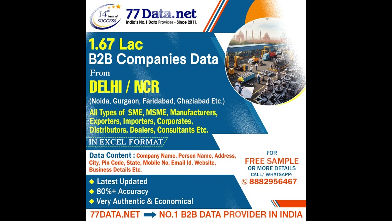 List of Companies in Delhi | B2B Database Provider