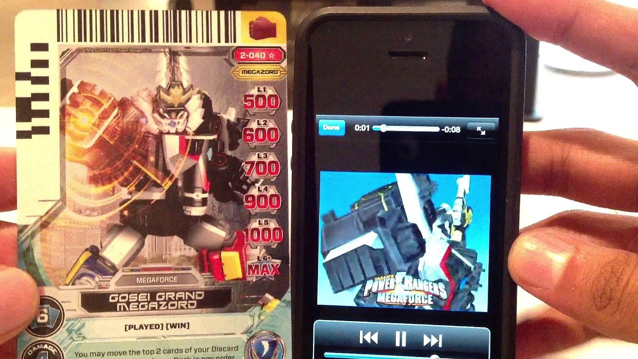Power Rangers ACG Series 2 Card Scanner Clips (Part 2/4)