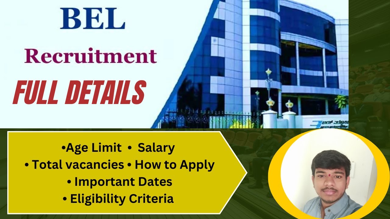 Bharat Electronics limited ( BEL) Notification 2024 Full Details #job #trendingshorts #treanding