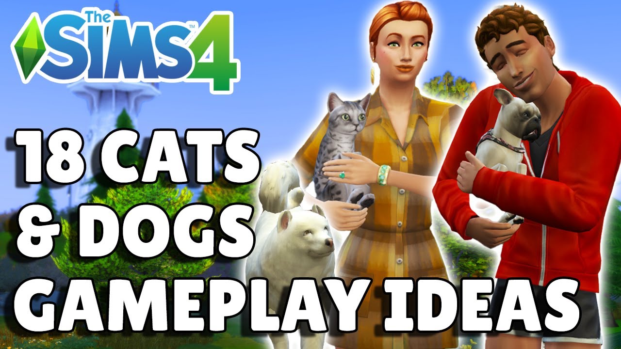 18 идей игрового процесса с кошками и собаками | Руководство по The Sims 4