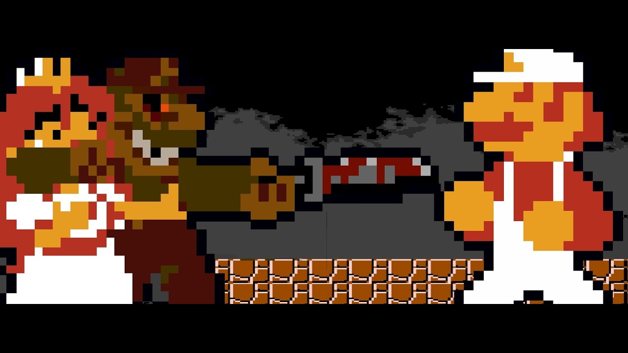 No Hits in Both Endings of Super Mario Bros. Daredevil Edition!
