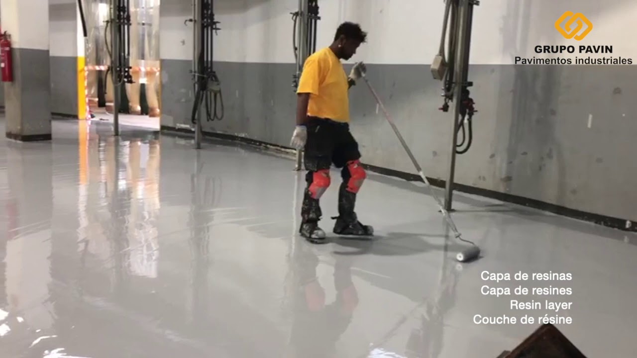 Suelos de resina autonivelantes epoxi para industria📍