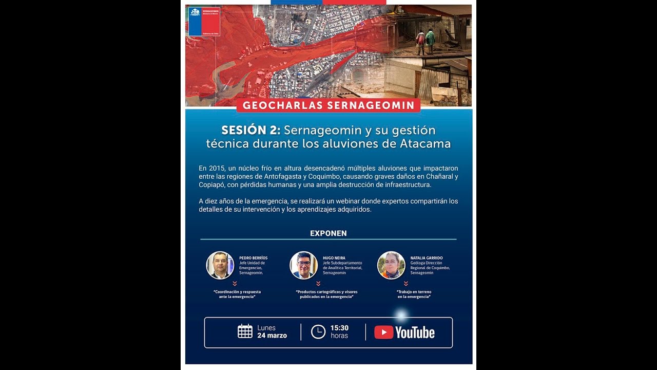 Ciclo de Geocharlas Sernageomin 2025 | Sesión #2 