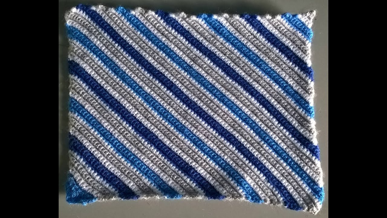 Diagonal Stripe tutorial ( what I came up with myself)