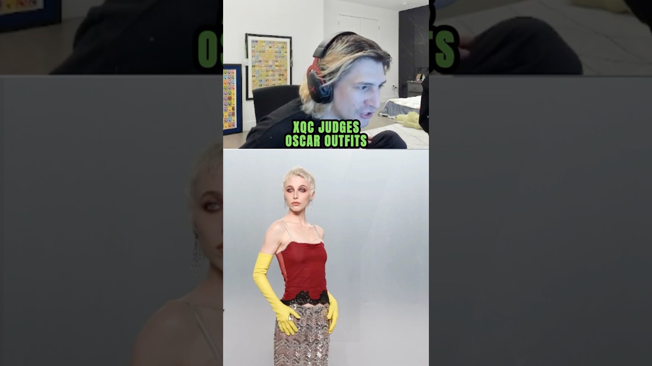 XQC JUDGES OSCAR OUTFITS