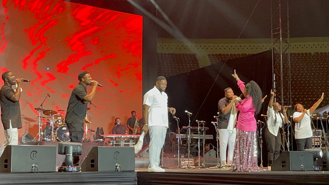 Watch 🔥OHEMAA MERCY performance at the Praise Reloaded 2024 as the whole stadium was filled with joy