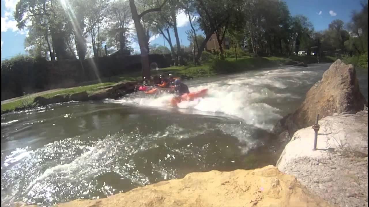 kayak freestyle metz mai 2012  ( go pro )