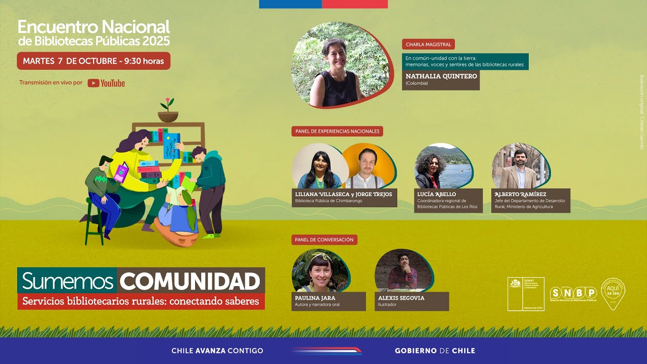 Encuentro Nacional de Bibliotecas Públicas «Sumemos comunidad» 2025