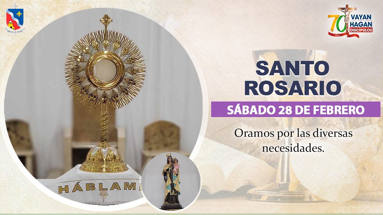 🔴 EN VIVO | SANTO ROSARIO - Oramos por las Diversas Necesidades
