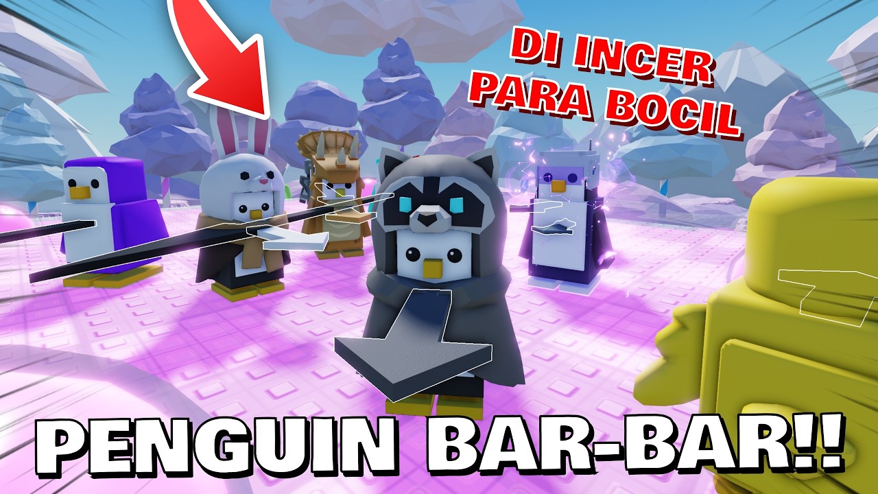 ADU SUMO PENGUIN TERKOCAK dan PALING RUSUH DI ROBLOX!!😂😂