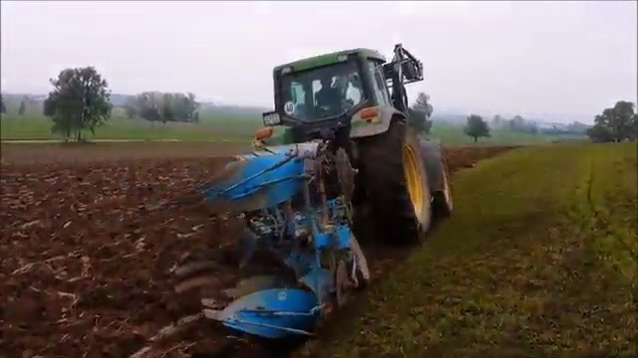 John Deere mit Lemken Pflug | HD | AgrarTube