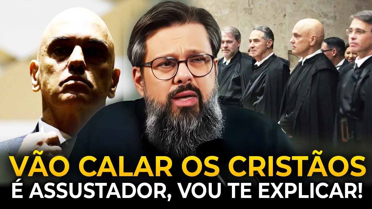 O PLANO PARA CALAR OS CRISTÃOS! O STF pode silenciar milhões | Tassos Lycurgo
