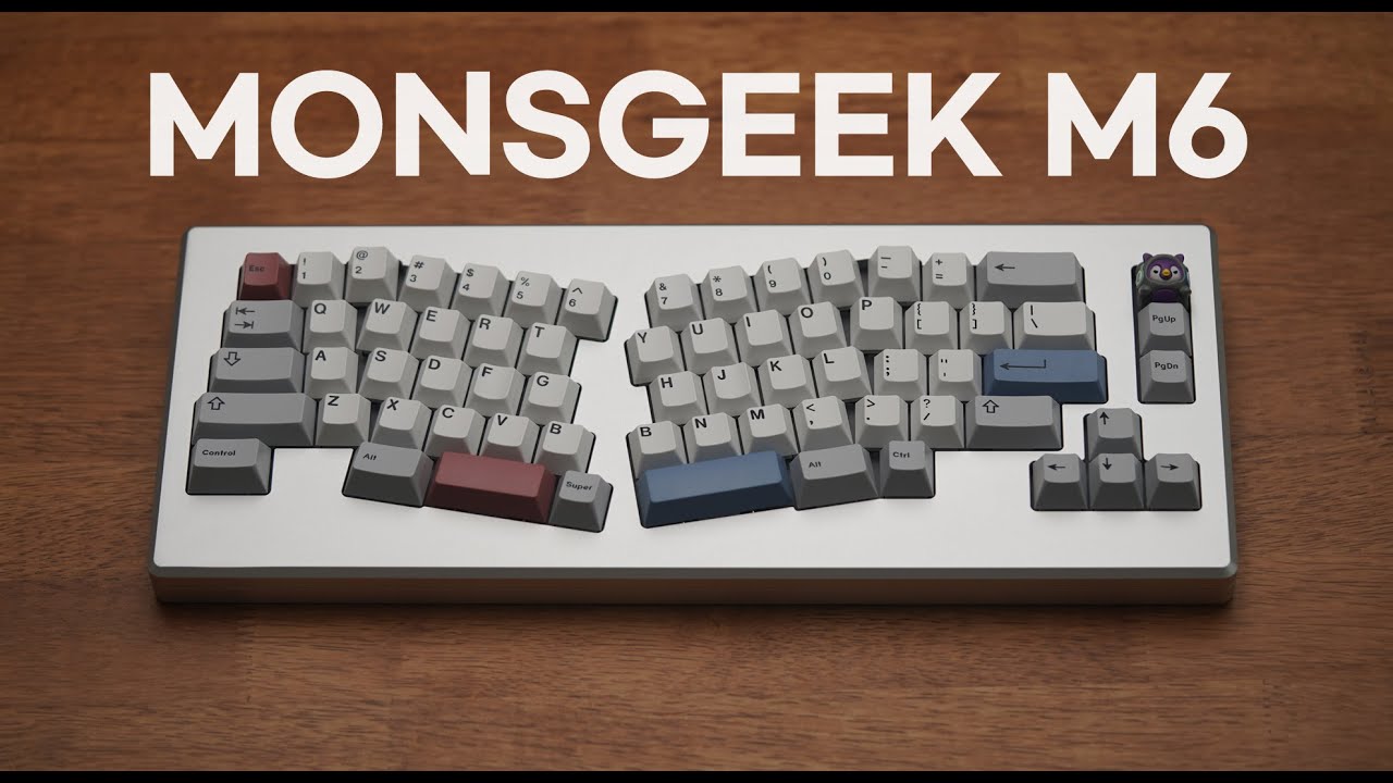 Monsgeek M6 keyboard review (with Akko V3 Piano Pro Switch)