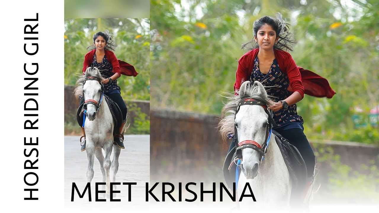 Meet Krishna - Viral Horse Riding Girl !!!!! | Kerala Girl Rides Horse to School