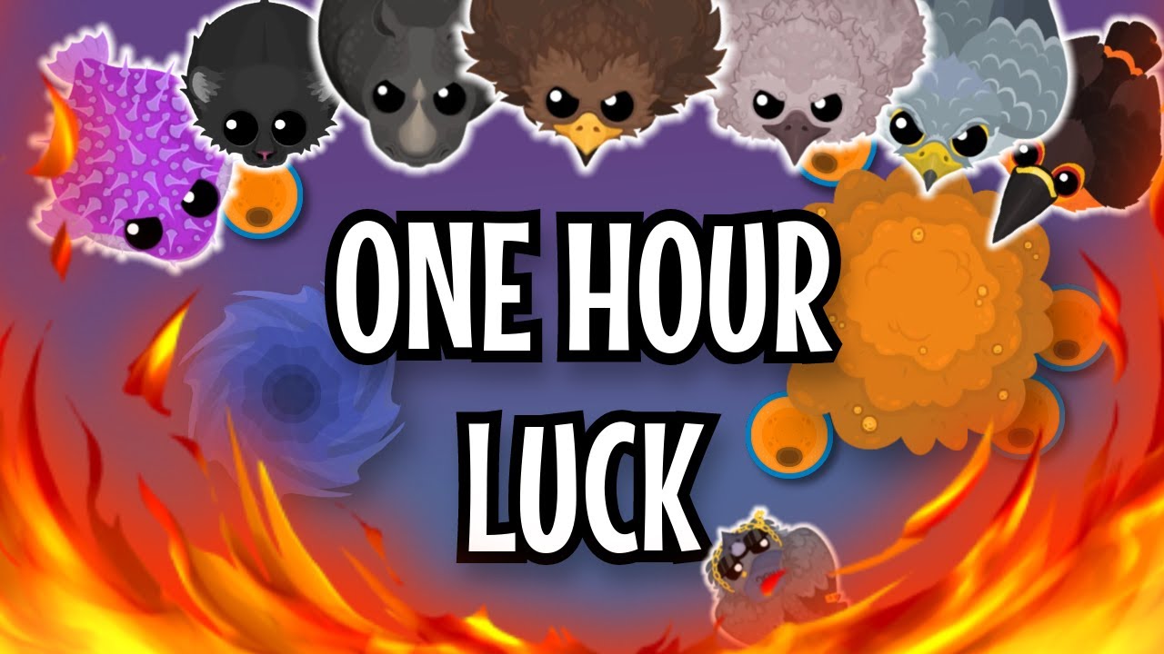 *LEGENDARY* 1 HOUR LUCK CHALLENGE in MOPE.IO