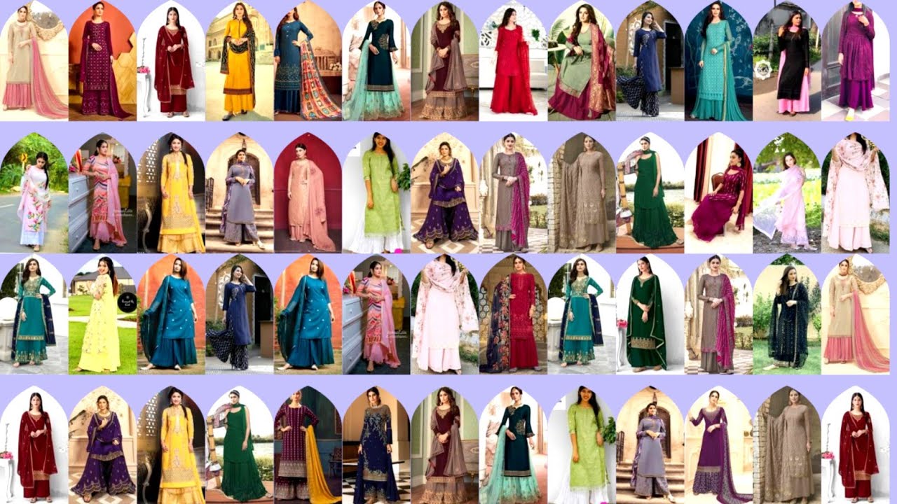 Kurti plazo suit design||Type of kurti plazo design||
