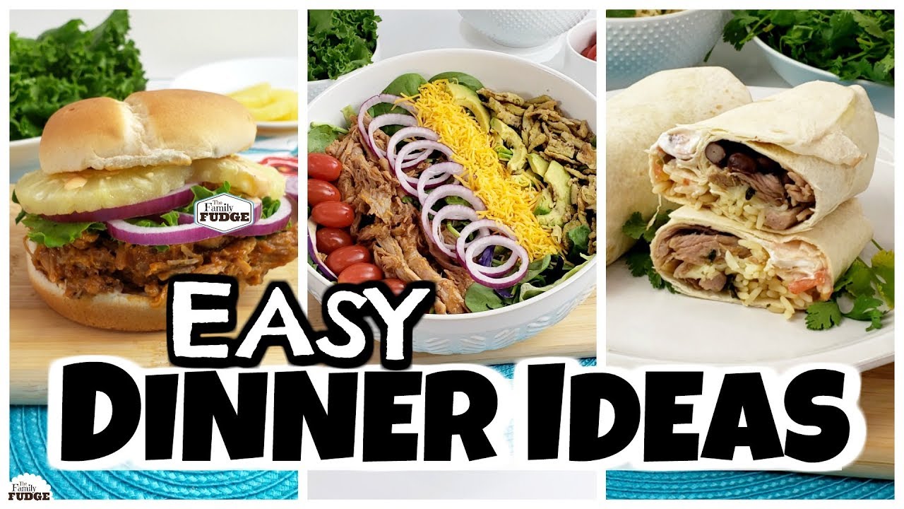 3 Easy Pork Dinner Ideas - Large Family Meal Prep For The Week