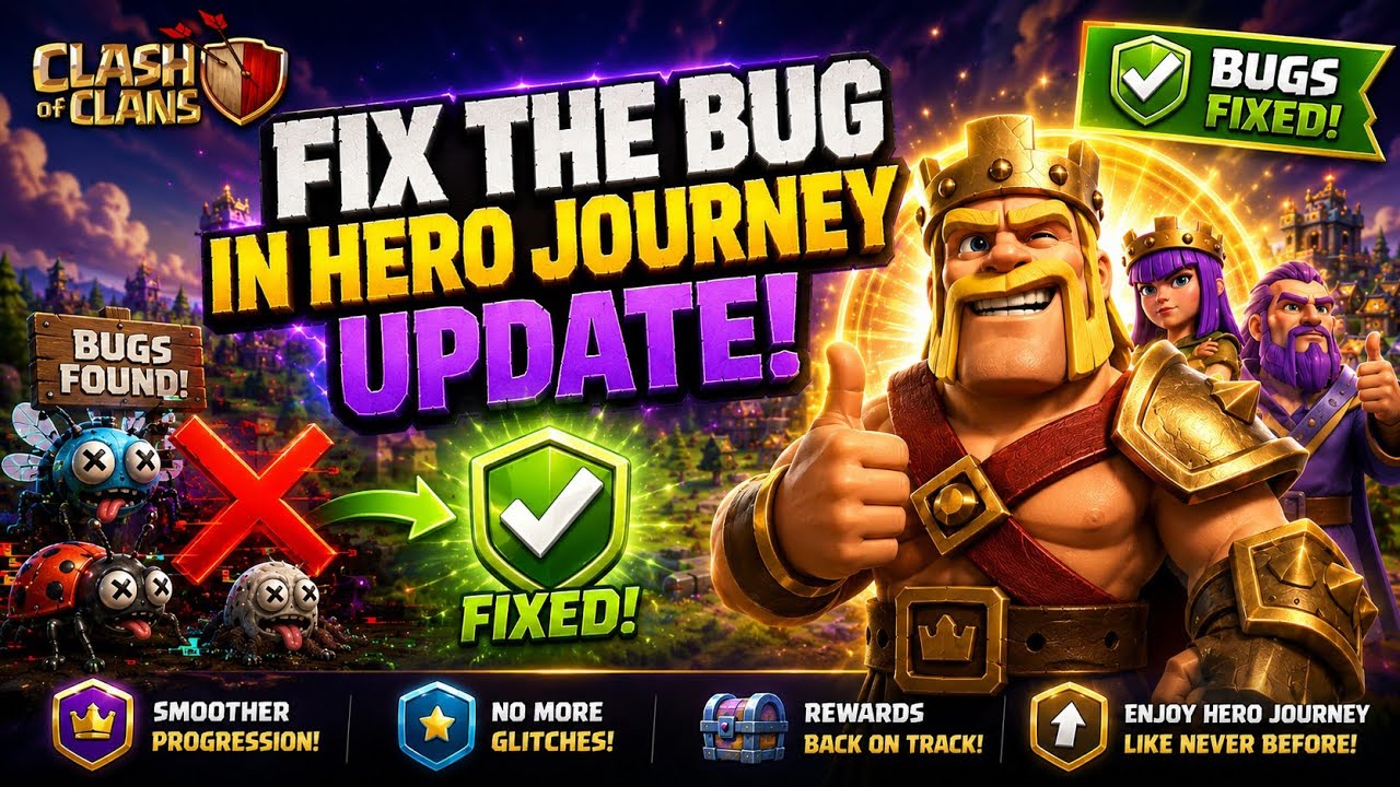 Fix This Bug in Hero Journey update (Clash of clans)