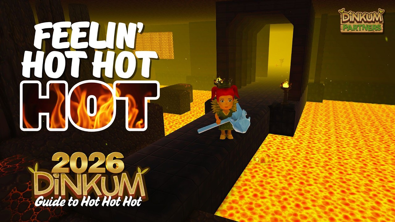 Тебе жарко? Путеводитель по Dinkum's Hot Hot 2026! #dinkum #mining #lavalevel