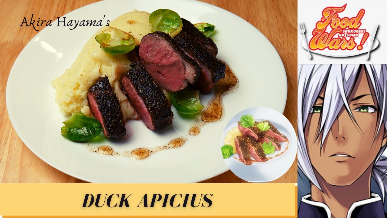 FOOD WARS RECIPE #25 / DUCK APICIUS / Second Plate Episode 7