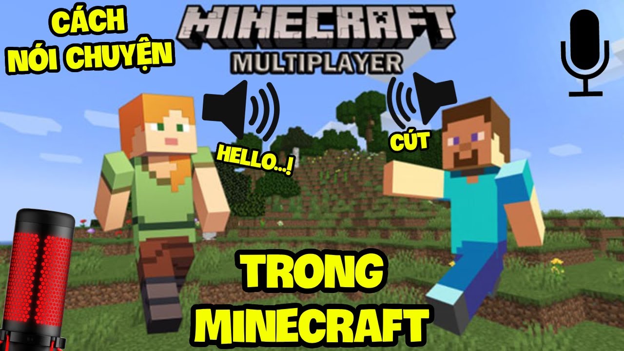CÁCH NÓI CHUYỆN VỚI NHAU KHI ĐANG CHƠI CHUNG CÙNG BẠN BÈ TRONG MINECRAFT PC/PE MỚI NHẤT ! | GainG
