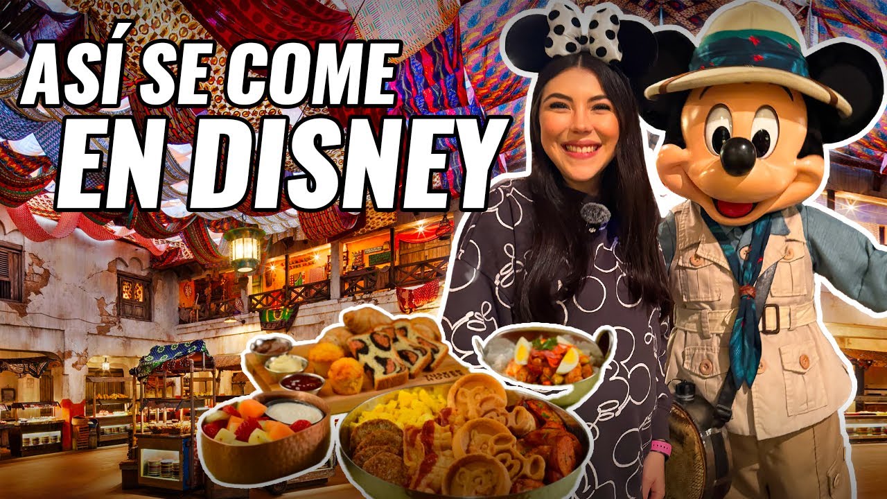 Así es Comer en Disney's Animal Kingdom Tusker House | Comida con Personajes