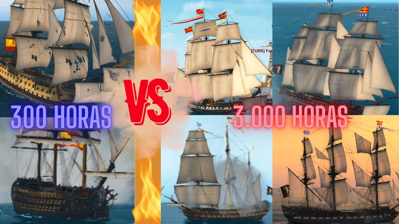 NOS ENFRENTAMOS A JUGADORES CON MAS DE 3K DE HORAS | NAVAL ACTION