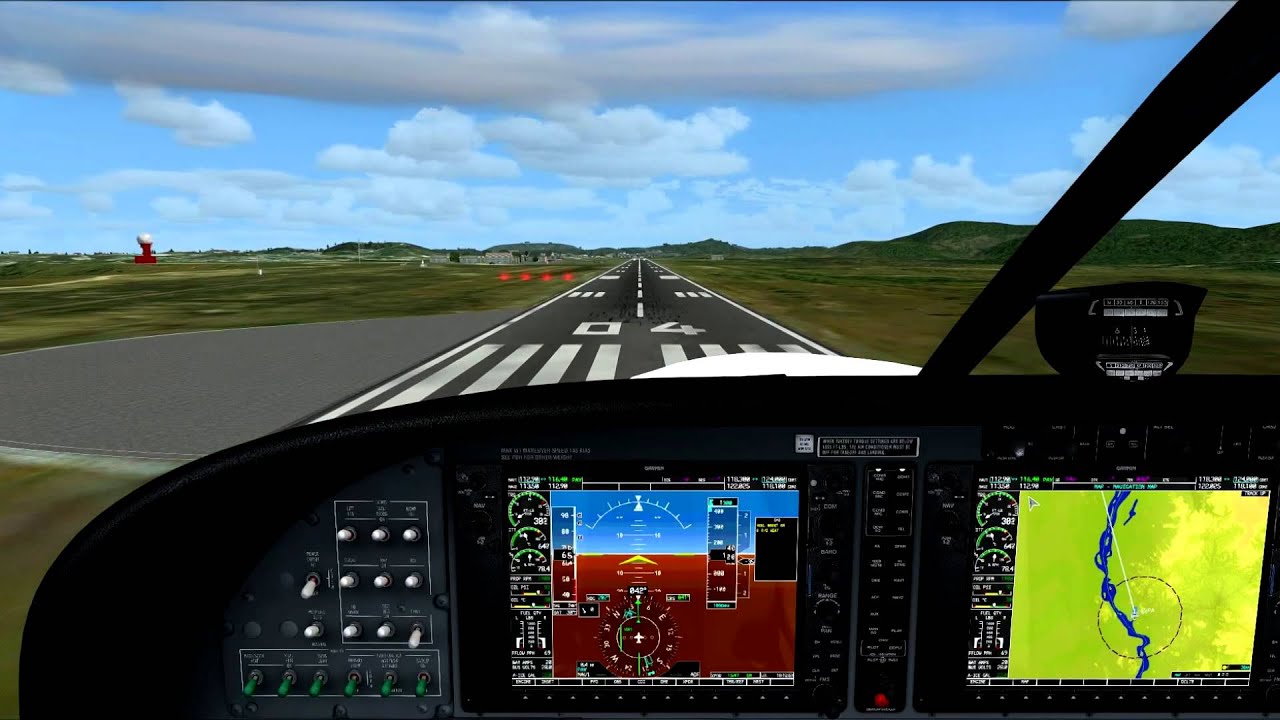 |FSX-SE| Carenado C208 EX Conviasa landing at SVPA (Venezuela)